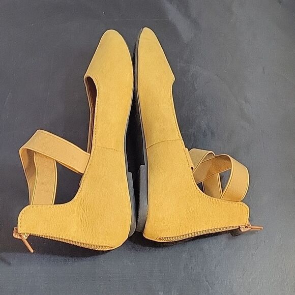 BRAND NEW TWISTED SLIP IN  STEP OUT  ELASTIC CROSS STRAP CLOSED TOE BALL… - Picture 13 of 14